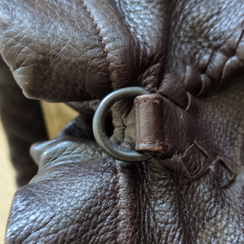 Bottega Veneta Dark Brown Intrecciato Satchel Leather Bag 👜 Purse Authentic - Picture 8 of 14